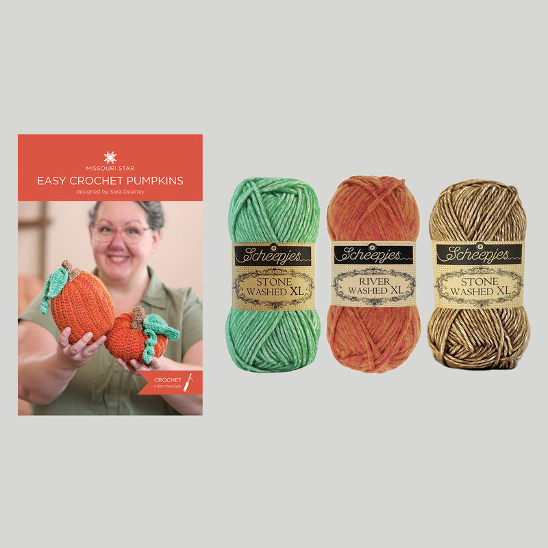 Easy Crochet Pumpkin Kit 1