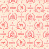 Willow's Farm - Farm Yard Damask Blush Yardage Primary Image