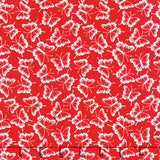 Garden Redwork - Packed Butterflies Red Yardage Primary Image