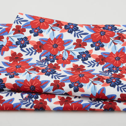 Tried & True Favorites - Flowers Navy 2 Yard Cut