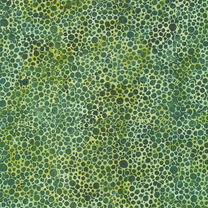 Fall Gatherings Batiks - Pebbles Green Hunter Yardage