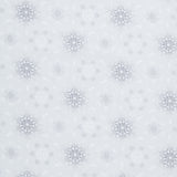 Crystal Frost 108" - Snowflakes Grey 108" Wide Backing Primary Image