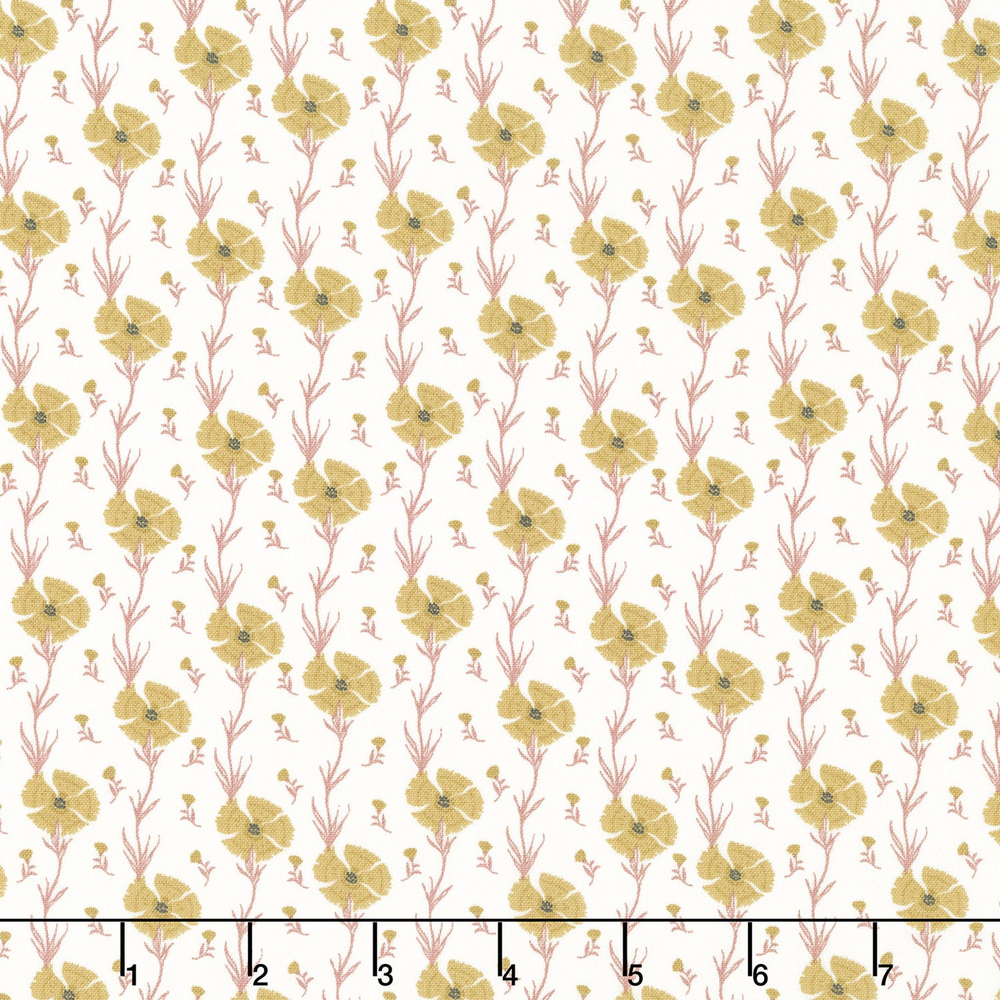 Wanderlust - Carnation Cream Yardage