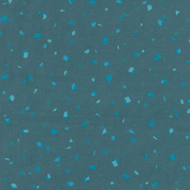 Backdrop Wide - Confetti Teal Blue Yardage 108" Wide Backing Primary Image