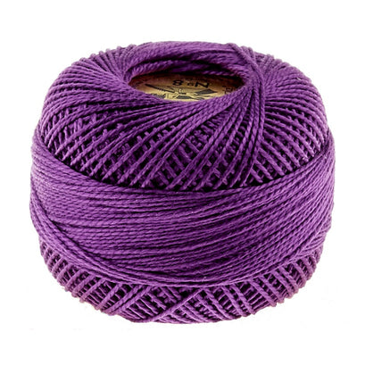 Presencia Perle Cotton Thread Size 8 Dark Lavender