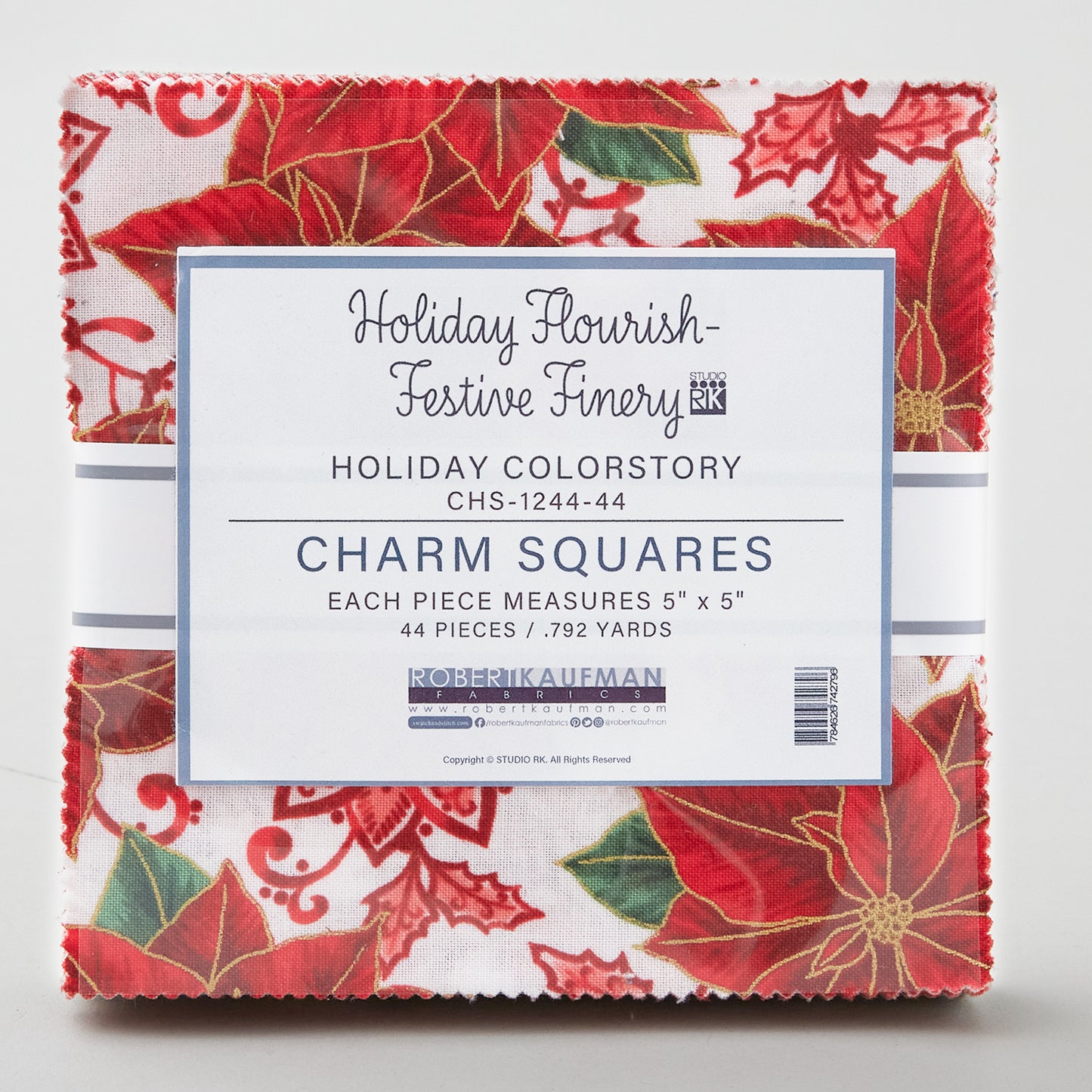 Holiday Flourish - Festive Finery Holiday Colorstory Charm Pack Alternative View #1