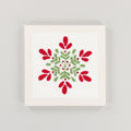 Snowflake Shimmer Punch Needle Embroidery Frame Kit