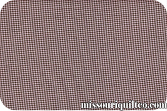 Carolina Gingham (Pink and Brown) Yardage