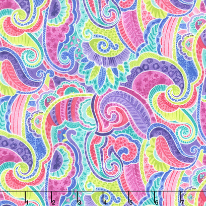 Anisa - Paisley Pink Yardage