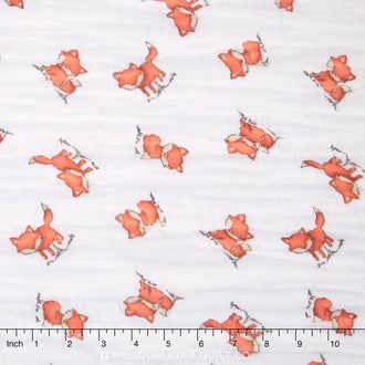 Embrace - Double Gauze Red Fox Natural Yardage