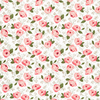 Country Rose - Country Bouquet Cloud Yardage