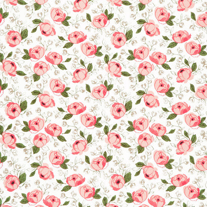 Country Rose - Country Bouquet Cloud Yardage