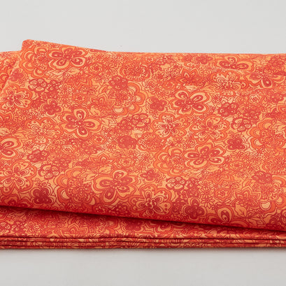 Isadora - Tonal Floral Peach 108" Wide 3 Yard Cut