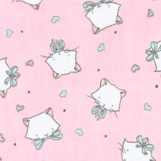 Cuddle® Prints - Whiskers Blush 60" Minky Yardage