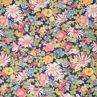 Chelsea Garden - Flower Show Navy Yardage