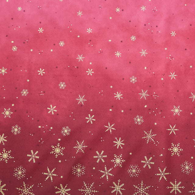 Missouri Star Iron-on Fabric - Christmas Red Round Alphabet