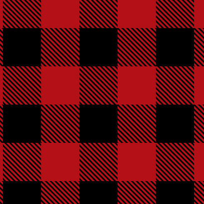 Cuddle® Prints - Buffalo Check Scarlet Black Minky Yardage***DO NOT USE**DUPLICATE OF FBY97869