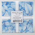 Holiday Flourish - Snow Flower - Blue ColorstoryTen Squares Alternative View #1