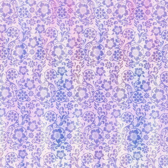 Garden of Dreams II - Garden Tonal Purple Yardage