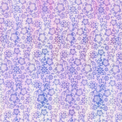 Garden of Dreams II - Garden Tonal Purple Yardage