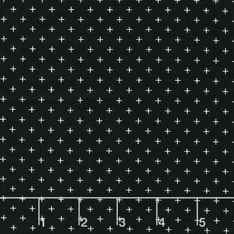 Fleur Noire - Criss Cross Black Yardage