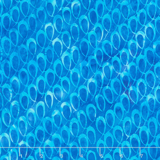 Charming Batiks - Ribbon Blue Azure Yardage