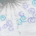 Embrace - Double Gauze BelieveTulip/Silver Metallic Yardage Alternative View #1