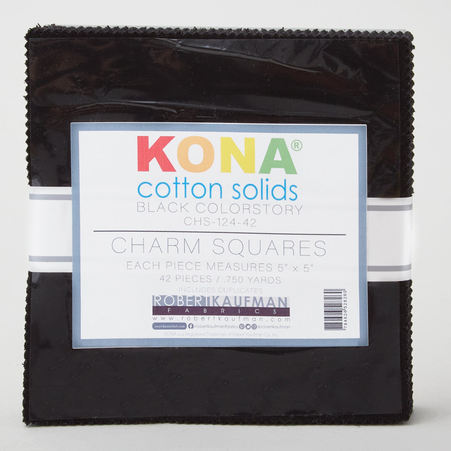 Robert Kaufman Fabrics Kona Cotton Lovely Palette Charm Squares 5