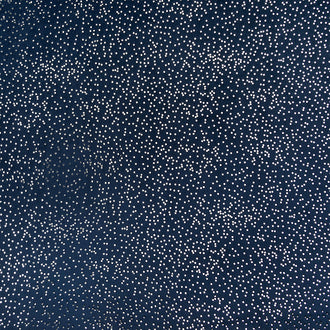 Sparkle Cuddle® Glitter - Navy Silver Metallic Minky Yardage