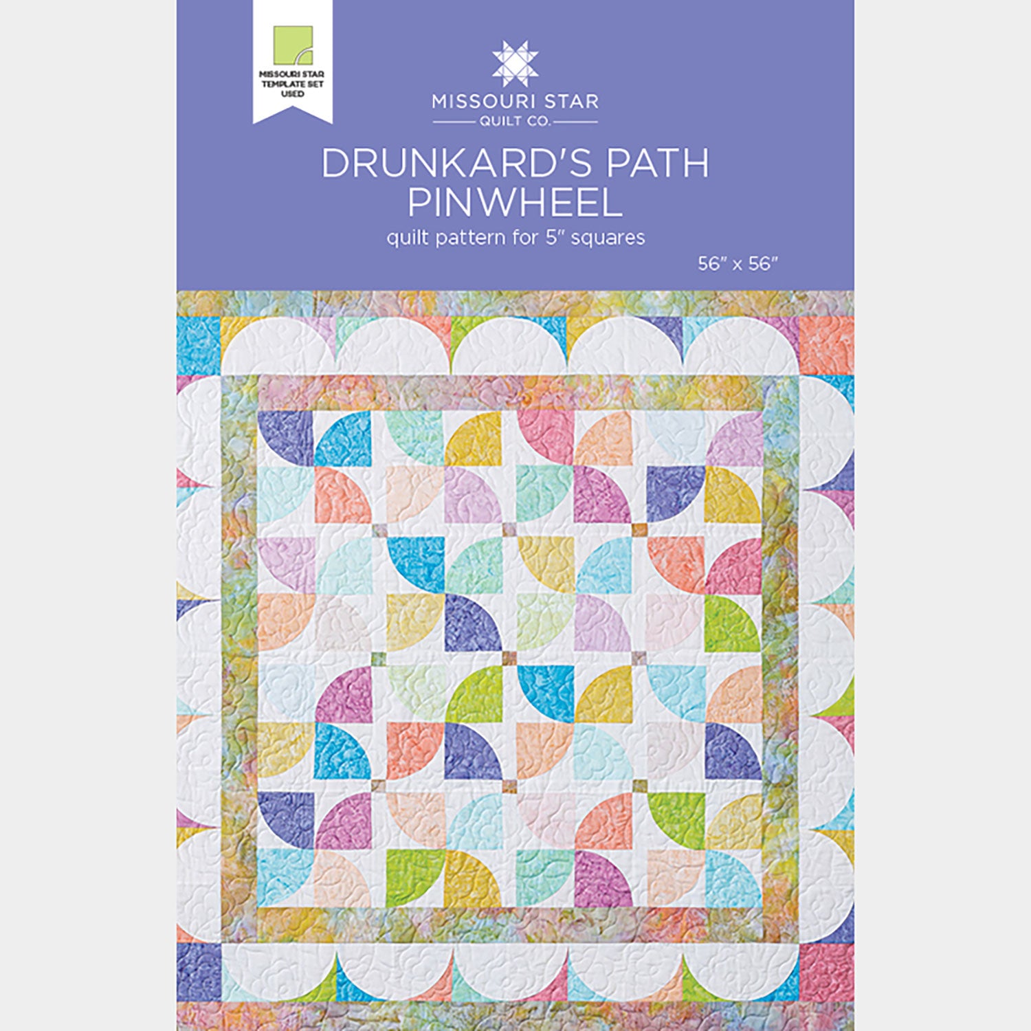 Vintage outlet Drunkards path quilt