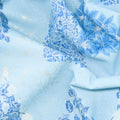 Holiday Flourish - Snow Flower - Blue ColorstoryTrees Blue Yardage Alternative View #1