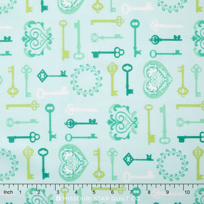 Carina - Key to My Heart Aqua Yardage