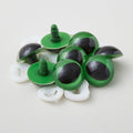 Plastic Slit Pupil Safety Eyes - 25mm Green - 4 Pairs