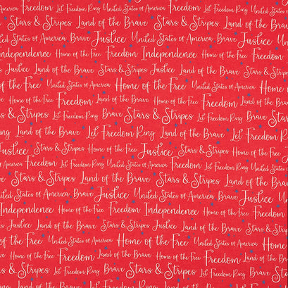 Land of the Brave - Words Red Yardage