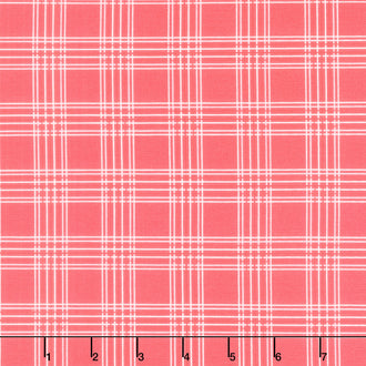 My Valentine - Plaid Red Yardage