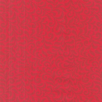 Cardinal Christmas - Scroll Red Yardage