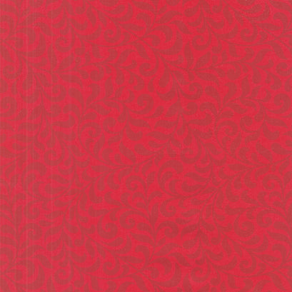 Cardinal Christmas - Scroll Red Yardage