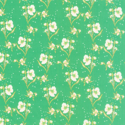 Charlotte - Dancing Grace Verde Yardage