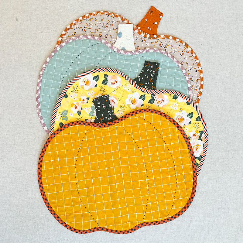 Digital Download Pumpkin Placemat Pattern