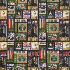 Military - Army Block Multi Yardage Primary Image