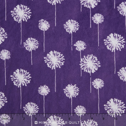 Cuddle® Prints - Dandelion Amethyst 60" Minky Yardage