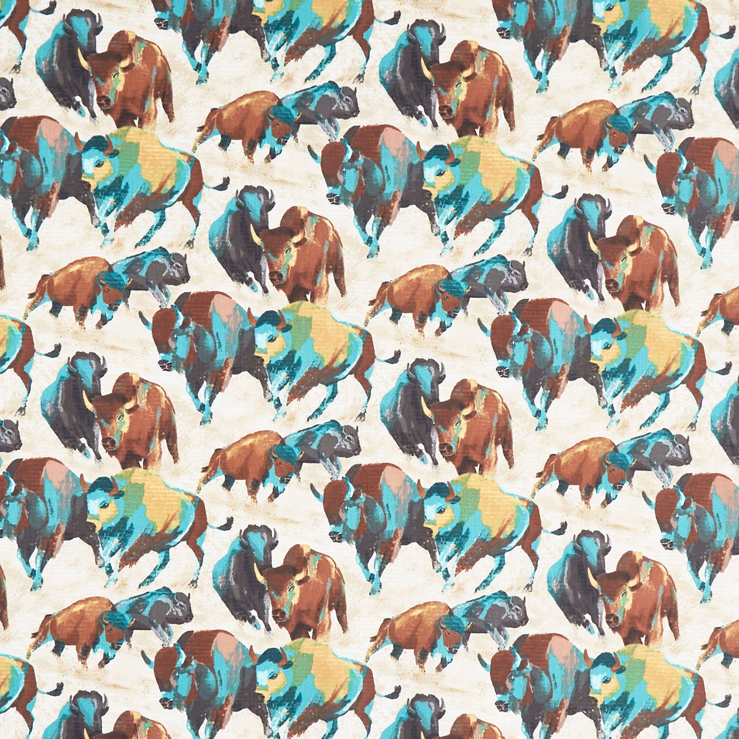 Southwest Vista - Bison Beige Multi Yardage