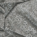 Holiday Flourish - Snow Flower - Damask Suede Yardage Alternative View #1