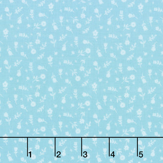 Bunny Trail - Ditsy Aqua Yardage