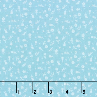 Bunny Trail - Ditsy Aqua Yardage