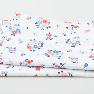 Caroline Favorites - White Floral 2 Yard Cut