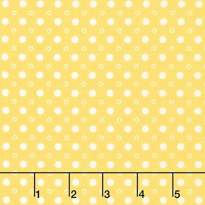 1930's Basics - Dots Yellow Yardage