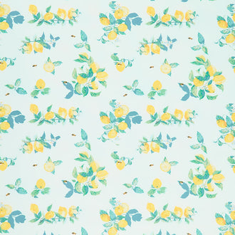 Capri - Limoni per Limoncello Blue Yardage