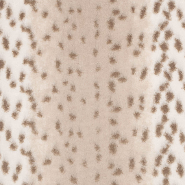 Cream Leopard Print Fabric