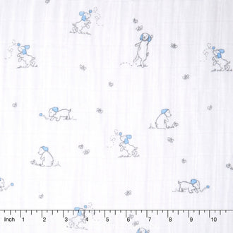 Embrace - Double Gauze Sky Puppy Yardage